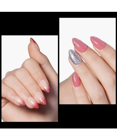 Tomicca 510-Piece Clear Nail Tips Set - Half Cover French & Oval Acrylic Tips for Nail Studios | 12 Sizes for DIY Nail Extensions - Buy Online on GoSupps.com