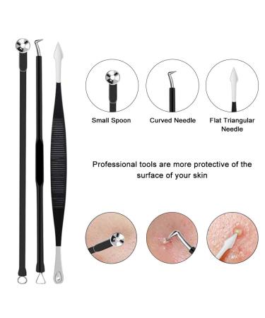 Pimple Popper Tool Kit - 10 Pcs Professional Comedone Extractor for Acne Removal - Buy Online on GoSupps.com