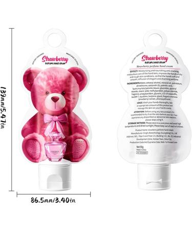 2PC Hand Cream with Strawberry Nourishing Hand Ointment Hand Cream Nourishes and Hydrates Improves Skin Elasticity Restores Chapped Skin Suitable for all Skin Types - Buy Online on GoSupps.com