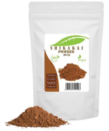 SHIKAKAI POWDER - 100/200/300 Gr - Good hair cleansing abilities | Suitable for all hair types and oily skin problem skin | 100% pure and natural (100 Gr)