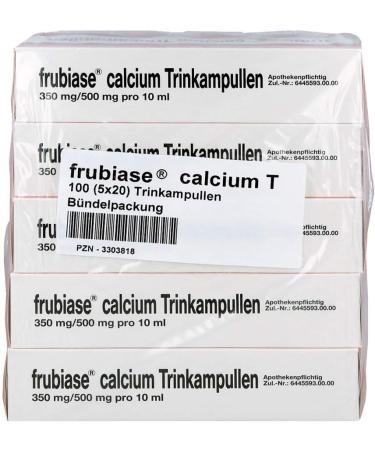 Buy FRUBIASE CALCIUM T Drinking Ampoules - 5X20 pcs | International Shipping Available - Buy Online on GoSupps.com