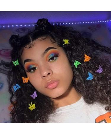 MUUZLL 50 Pack Butterfly Hair Clips - Pastel Mini Cute Accessories for Women - Assorted Matte Colors - Random Color Assortment - Buy Online on GoSupps.com