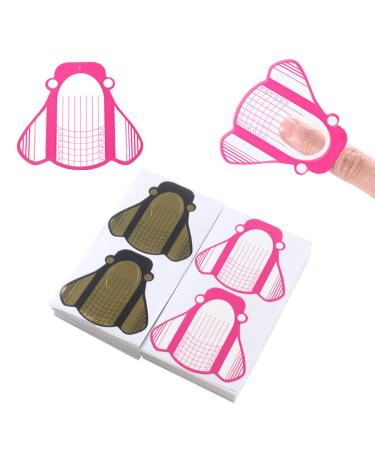 ZBX 200 Pcs Nail Form Sticker  Thick Nail Art Tips Extension Forms  Nail Extension Tips for Beauty and Salon Nail Art Accessories  Acrylic Tips Guide Stickers - Buy Online on GoSupps.com