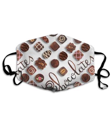 Salad Bread Washable Reusable Mask Cotton Anti Dust Half Face Mouth Mask For Kids Teens Men Women With Adjustable Ear Loops