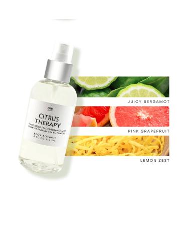 Citrus Therapy Fine Fragrance Mist by Body Botanic 4 Fl Oz 118 Ml - an Incredibly Uplifting Blend of Pink Grapefruit Fresh Bergamot and Lemon Zest (Citrus Therapy) - Buy Online on GoSupps.com