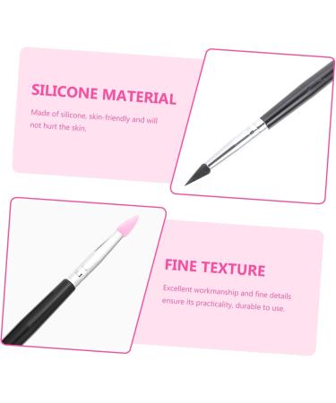 SKISUNO 5pcs Silicone Eyeshadow Brush Cosmetic Sponges Eyeshadow Brush Applicator Lip Brush - Buy Online on GoSupps.com