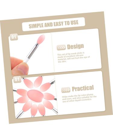 MAGICLULU Lip Balm 2 Sets Lip Mask Brush Cosmetic Silica Gel Dust Jacket Pink Portapotty - Buy Online on GoSupps.com