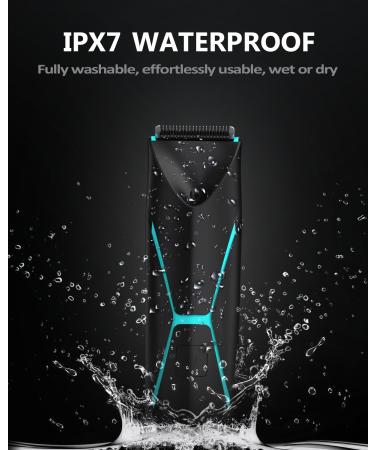 Buy Groin Hair Trimmer for Men - Rechargeable Pubic & Ball Trimmer with Ceramic Blades | Wireless Male Grooming Razor - Buy Online on GoSupps.com