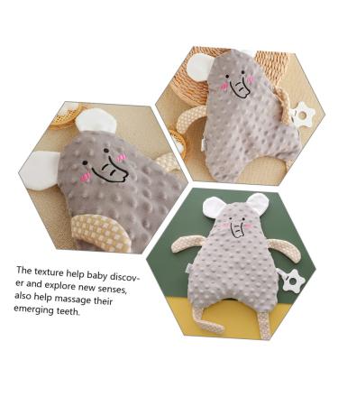 Ciieeo 4-Piece Baby Comfort Towel Set | Newborn Soft Blankets & Pacifier Cloths for Girls | Soothing Cuddling & Bite Relief for Babies - Buy Online on GoSupps.com