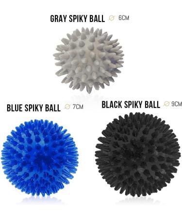 Hedgehog Balls Set - 3 Massage Balls for Back Legs & Feet - Igelball Massage & Schinge Balls with Free Video Booklet & Bag - International Shipping Available - Buy Online on GoSupps.com