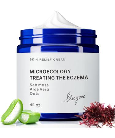 All Natural Eczema Soothing Cream Made with sea moss! Sensitive Skin Dry Skin Hydrating Comfort Moisture Fragrance Free Skin care
