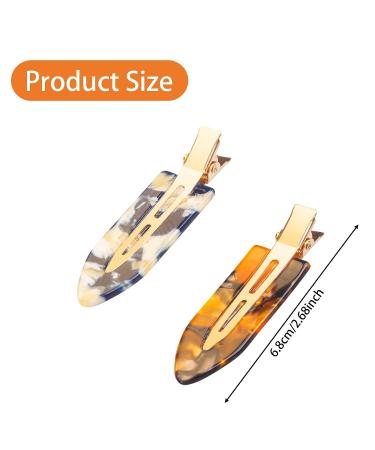 10 Pcs No Bend Hair Clips for Women - Sectioning & Styling Clips with Storage Box - 10 Colors - Gingbiss 2.7 No Crease Bangs & Curl Pin Clips - Buy Online on GoSupps.com