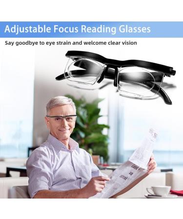 2024 Flex Focal Adjustable Glasses for Men & Women - Dial Vision Flex Focus - Black - Perfect for All international Shipping - Buy Online on GoSupps.com