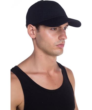 AZTRONA Classic Black Baseball Cap for Men and Women | Dad Hat - Buy Online on GoSupps.com