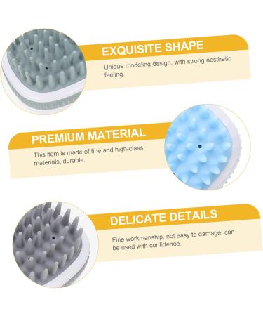 Beaupretty 15-Stk Shampoo Brush - Silicone Body Peeling & Scalp Cleaning Brush for Babies Kids & Adults | Bathing Massage Device - Buy Online on GoSupps.com