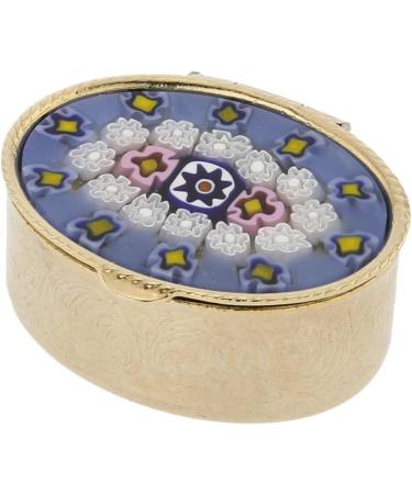 Shop Murano Glass Small Millefiori Pill Box - Oval | GlassOfVenice - Unique International Shipping - Buy Online on GoSupps.com
