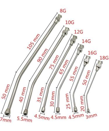 Adhere To Fly Baby Bird Parrot Manual Feeding Syringe Set with 6 Curved Gavage Tubes and Metal Spoon - 20ML - Buy Online on GoSupps.com