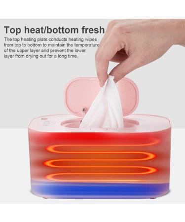 USB Baby Wipe Warmer 3 Mode 40-60 C Adjustable Baby Wipe Warmer Dispenser Portable Smart Wet Wipes Warmer Large Capacity Baby Wipe Heater for Kids Car Home Travel Baby Nursery(Pink) - Buy Online on GoSupps.com