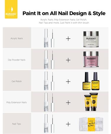 BURANO Liner Holographic Gel Nail Polish UV LED Reflective Glitter Painted Gel Silver Metallic Gel Nail Build in Thin Nail Brush Chrome Gel Curing Required 8ml (silver) LX0 - Buy Online on GoSupps.com