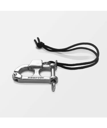 Polar Tangro Quick Release Rigging Snap Shackle - 316 Stainless Steel Quick Release Clip, Fixed Bail Snap Shackle for Pet, Sailboat, Spinnaker Halyard, Surfing, Diving