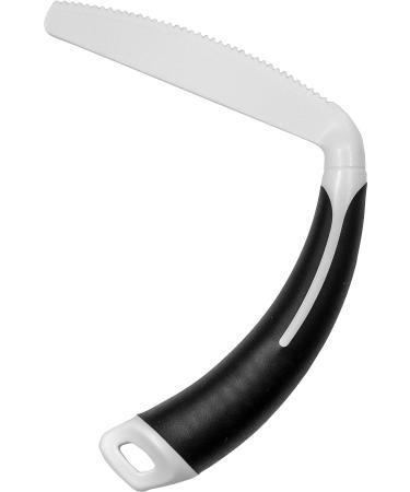 Aidapt Curved/Angled Knife For use by the Elderly those with a Poor Grip or Limited Wrist Movement and those suffering with Parkinson's Disease and Arthritis. More Comfortable Dining