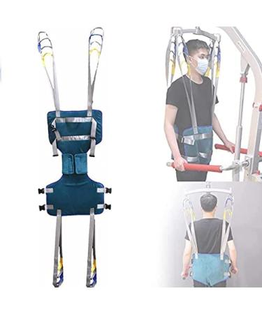 Standing Walking Sling Rehabilitation Aid Gait Training Device Adjustable Waist Design Medical Disabled Full Body Sling for Elderly & Disabled L