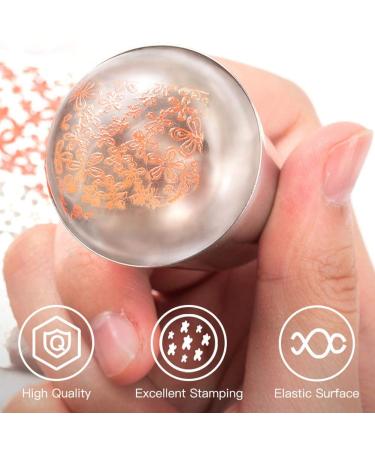 Clear Nail Art Stamper Kit | DIY French Nail Stamping Tools & Accessories | Professional Silicone Nail Art Kits - Buy Online on GoSupps.com