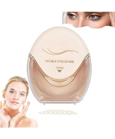 Waterproof Double Eyelid Tapes Invisible Eye Lifting Strips Waterproof Invisible Eyelid Lift Strips Multiple Sizes for All Eye Shapes 120 Strips/Pack (S-Crescent)