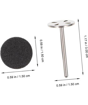 Healeved 3 Sets Nail Polishing Sheets Buffer Block Nail File para U as Drill Bits for Nails Professional Foot Sanding Disc Dead Skin Sanding Disc Lava Stone Grinding Sheet Grinding Feet - Buy Online on GoSupps.com