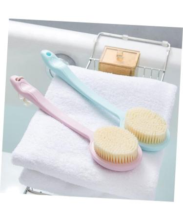 Healeved 2pcs Back Shower Brush Set - Bath Body Scrubber for Exfoliation and Relaxation - Buy Online on GoSupps.com