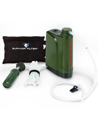 Survivor Filter Pro X Electric Water Purifier Survival Filter - 99.999% Virus, Bacteria, Parasite Removal Filtration System - Camping Water Filter - Buy Online on GoSupps.com
