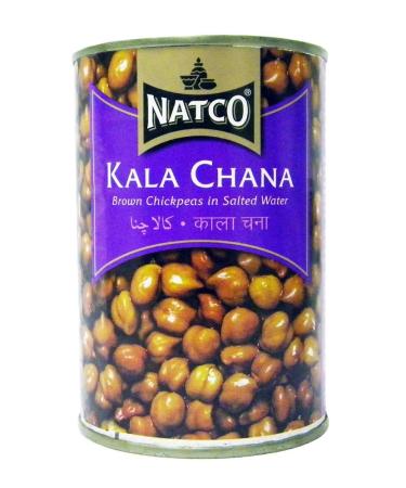 Natco - Pois chiches noirs/Kala Chana - lot de 2 bo tes de 400 g (pack of 2)