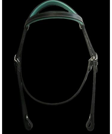 Majestic Ally Padded Leather Brow Band Headstall - Black | Quality Horse Equipment - Buy Online on GoSupps.com
