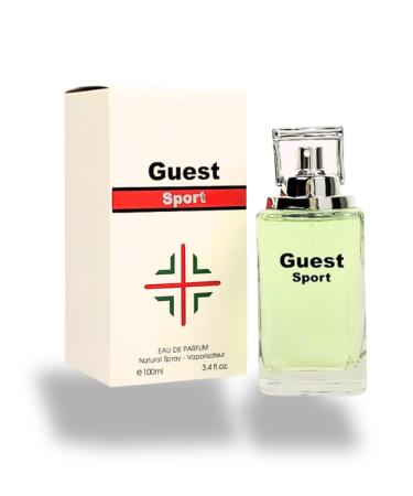GUEST SPORT MEN DESIGNER EDT EAU DE PARFUM 3.4 F.L OZ. Woody Aromatic fragrance for men.