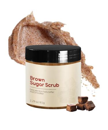 Body Scrub Exfoliator - Brown Sugar Body Exfoliator - Gently Removes Body Scrub - Exfoliating Body Scrub - Body Exfoliator Scrub - Body Skin Care - Nourishing Brighting 65g