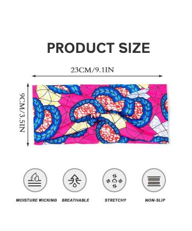 Shop Boho Frontal Hair Bands for Women - Elastic Red Flower Criss Cross Headscarf & Vintage Hair Jewelry - Buy Online on GoSupps.com
