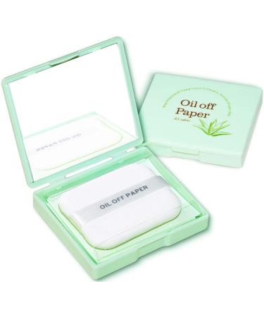 480Pcs Face Oil Blotting Sheets with Mirror Case and Powder Puff (80 Sheets/Set) Oil Control Film Blotting Paper Replacment for Clean & Clear Oil-Absorbing Sheets (AloeVera*6 Set) - Buy Online on GoSupps.com