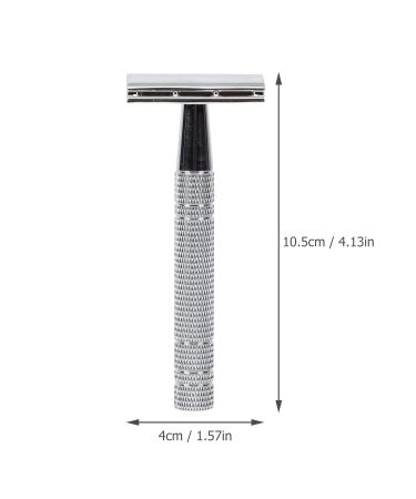 Portable Double Sided Razor Shaver Set - Travel Beard Cutter for Men & Women's Face Shaving | Professional Vintage Design - Buy Online on GoSupps.com