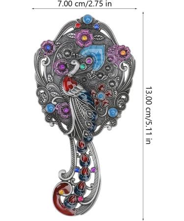 Uonlytech Vintage Handheld Magnifying Mirror Set - Antique Vanity Mirror and Comb Gift for Women and Girls - Buy Online on GoSupps.com