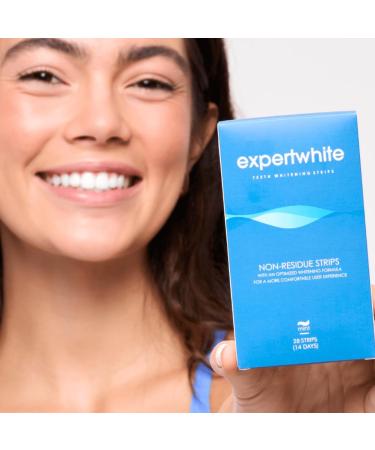 Expertwhite Max+ Teeth Whitening Strips 28 Strips (14 Treatments) 12% Hydrogen Peroxide Enamel Safe Sensitive-Teeth Formula Mint Flavor - Buy Online on GoSupps.com
