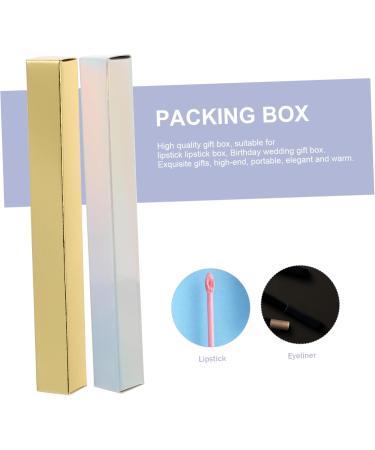  POPETPOP POPETPOP Boxes Of 50Pcs Box Lip Gloss Box Lipstick Containers Lip Balm Containers Sample Containers Eyeliner Case Lip Gloss Plumping Case - Buy Online on GoSupps.com