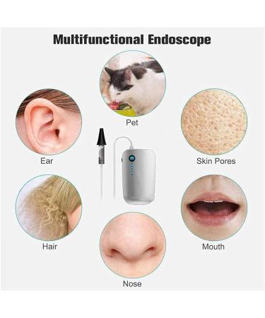 KouRy Multifunction Ear Wax Removal Camera - 1MP Ear Cleaner Endoscope Tool for iOS & Android - 6 LED 3.9mm Lens - Buy Online on GoSupps.com
