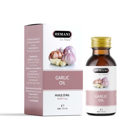 Huile d'ail pour la repousse des cheveux - Hemani Amande 30 ml (Lot de 1) - Buy Online on GoSupps.com
