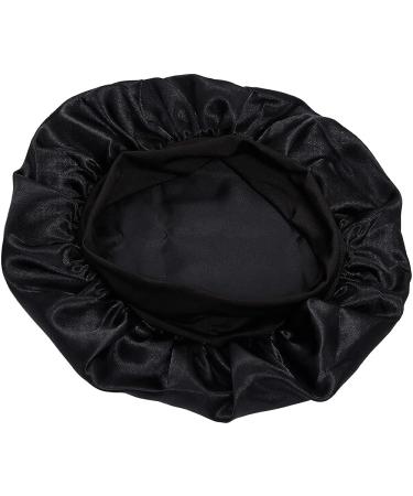 Set of 2 Wide Band Satin Sleep Bonnets for Women - Night Cap Head Cover - Buy Online on GoSupps.com
