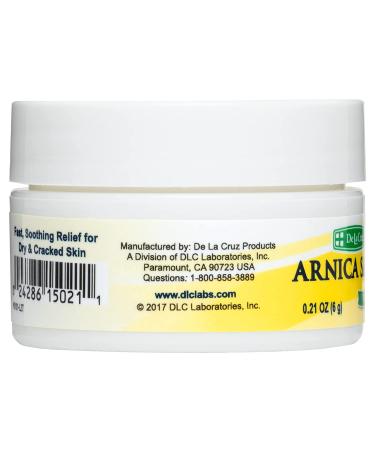 De La Cruz Arnica Salve for Cracked Skin - 0.21 oz (6 g) | Healing Relief - Buy Online on GoSupps.com
