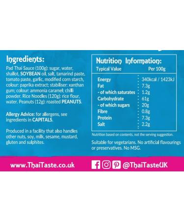 Thai Taste Pad Thai Meal Kit 232g - Pack of 5 - Buy Online on GoSupps.com