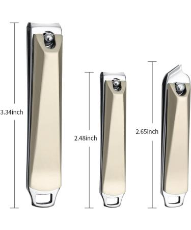 CHJHJKG Nail Clippers (Beauty) Nail Clippers Set Stainless Steel Nail Cutter Professional Finger Toe Pedicure Manicure for Women Men - Buy Online on GoSupps.com