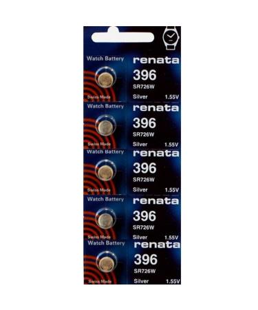 396 Watch battery - Strip of 5 Batteries
