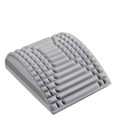 Yrangeee Back extensor and neck extension 2 in 1 Refresh Neck & Back Stretcher Back Massage Councilor Cracker for Pain Relief Lower Back Naked Knacker For Relief Waist Massage Relaxation Yoga -Grau