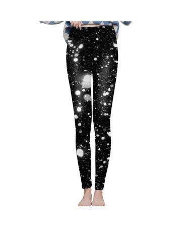 Jiqing thermo leggings women warm high waist thermo leggings fleece fed thermoleggins long pantyhose thermo pants plush fluffy warm for outdoor house 36 black